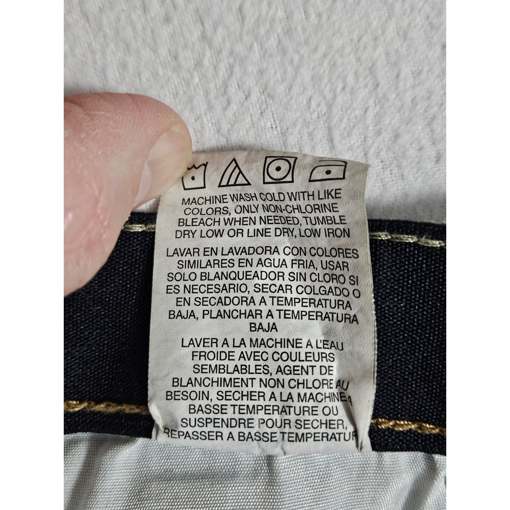 Lee Relaxed Fit Mens Jeans 52x30 Blue Denim Straight Leg Stretch 2106439 - Picture 7 of 10